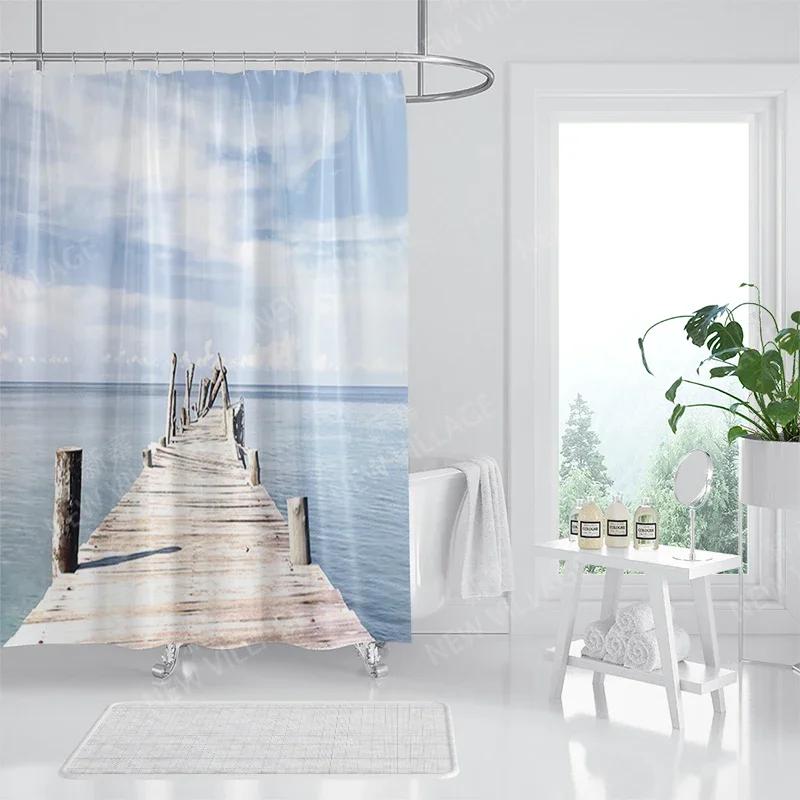 

Водонепроникні тканинні шторки для душу Аксесуари для шторки у ванну 180x200 Шторка для ванни для душу 240*200 скандинавський бохо декор 90X180cm