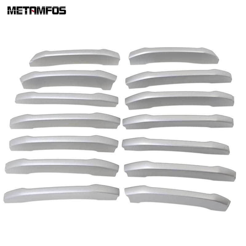 For BMW X3 2018    Matte Front Bumper Mesh ert Grille Racing Grill Molding Trim Exterior Accessories Car Styling