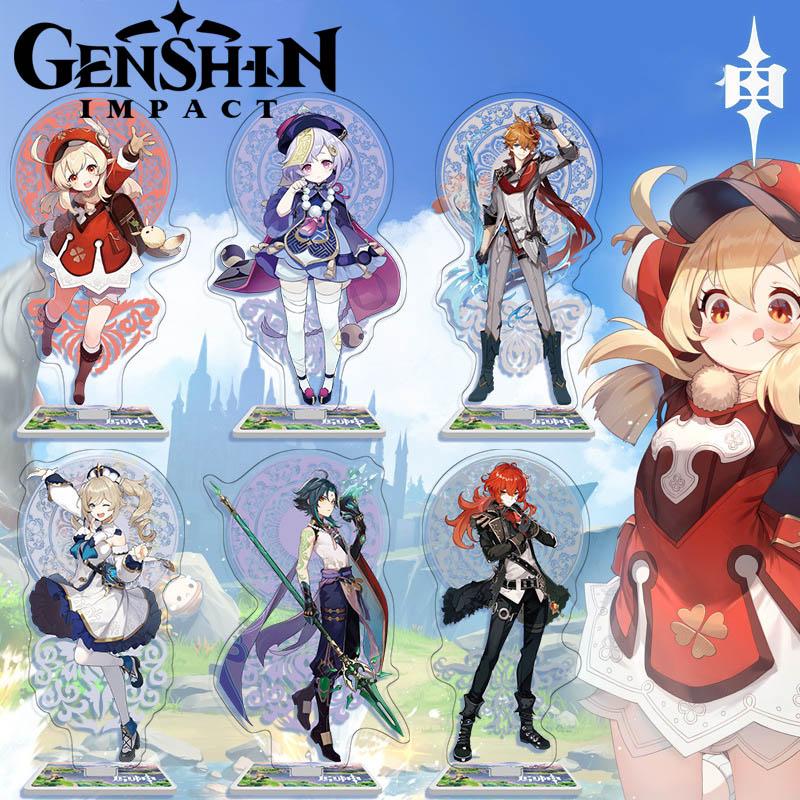 Anime Genshin Impact Hu Tao Cosplay Acrylic Stand Figure Desk Display Model