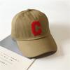 1pc Unisex C Letter Embroidery Baseball Cap,Soft Top Adjustable Casual Street Head Hats,Suitable for Daily Wear,Outdoor Sports