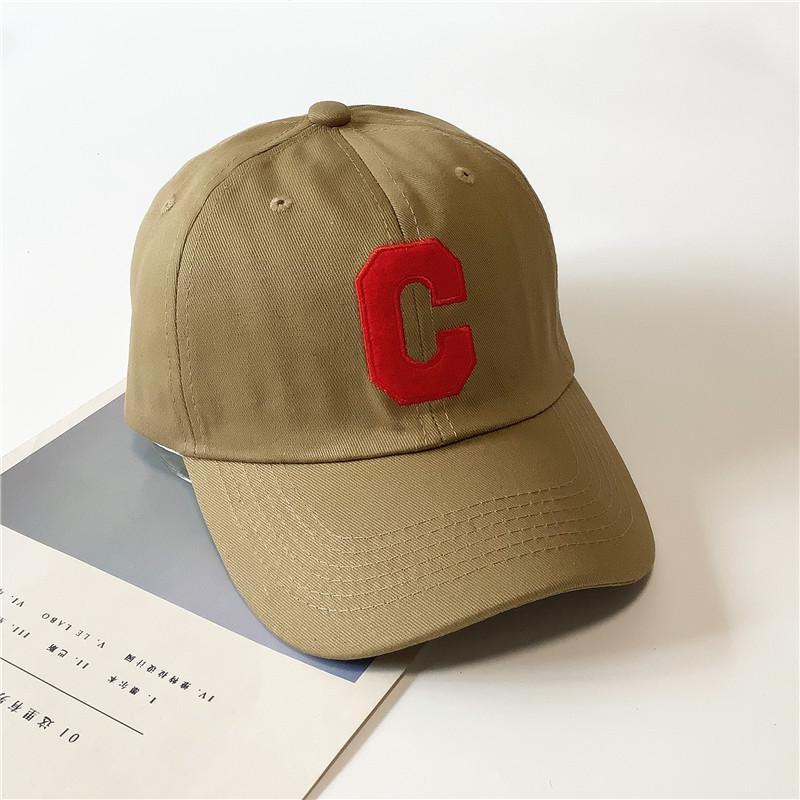 1pc Unisex C Letter Embroidery Baseball Cap,Soft Top Adjustable Casual Street Head Hats,Suitable for Daily Wear,Outdoor Sports