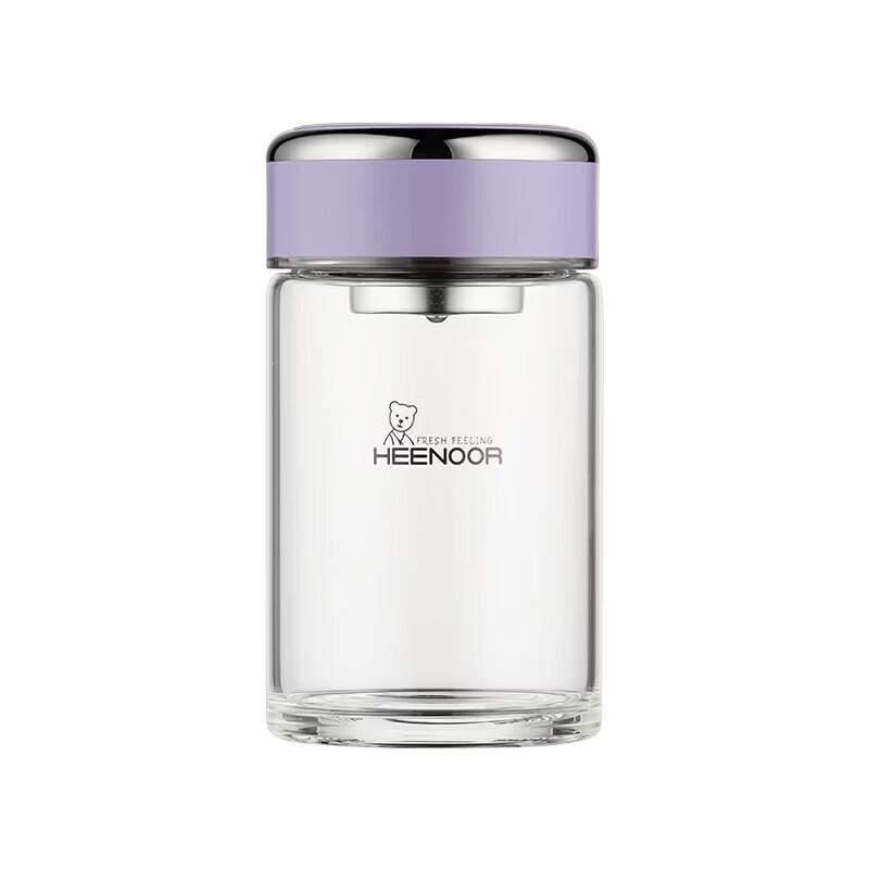 Heenoor XN-9062 Portable Glass Tea Infuser Cup