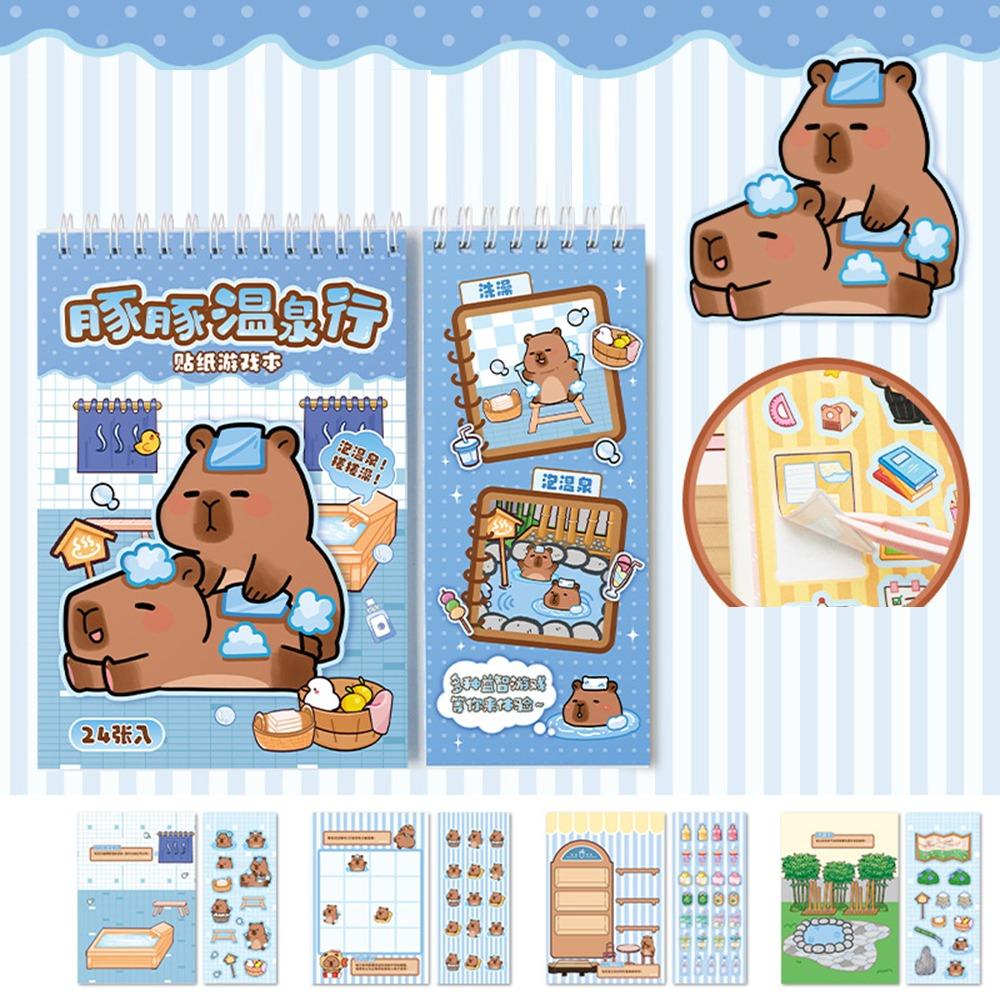 

Супермаркет Спальня 3D Карманная Сцена Кабина Наклейки 24в1 3D Наклейки Дом для Ребенка 4