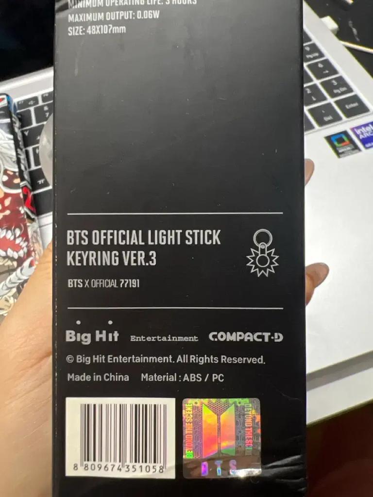 BTS Bangtan Boys Mini Anfeuerungsstab (Version 3) Gebraucht