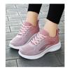 Women's Shoes 2024 Spring Casual Soft Sole Sports Shoes, Breathable Flying Mesh Shoes, Large-sized Running Shoes