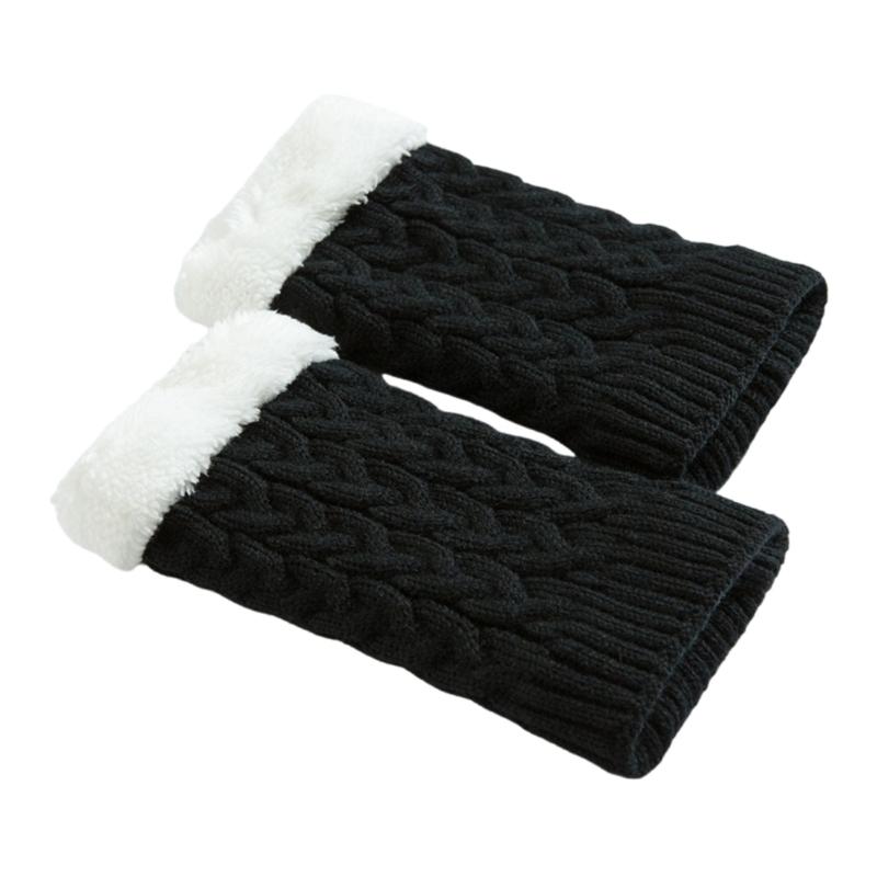 Winter Warm Crochet Knitted Boot Cuffs Toppers Socks Short Leg Warmers Cable Knit Ankle Heap Socks Womens Boot Socks