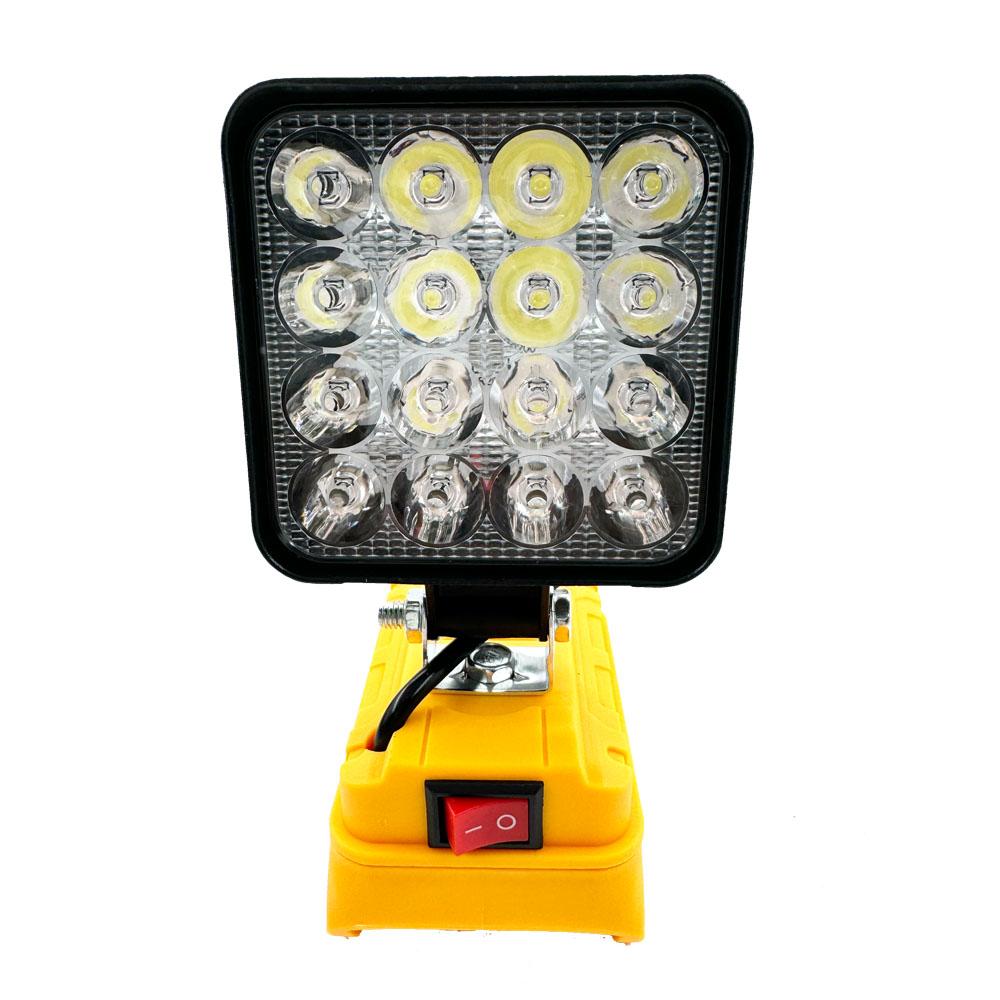 HOT 3 Inch Outdoor LED Work Light For Dewalt 18V Battery Portable Spotlights Fishing Handheld Cordless Lights Emergency Camping