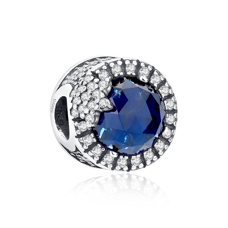 Original 925 Silver Charms Christmas Santa Reindeer Pendant Beads Fit Bracelets Necklaces Women DIY Jewelry Gift