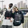 Men's Rig Vest Bag Hip Hop Tactical Functial Backpack Work Amy Green Motorcycle Chest Bag Streetwear Waistcoat Female
