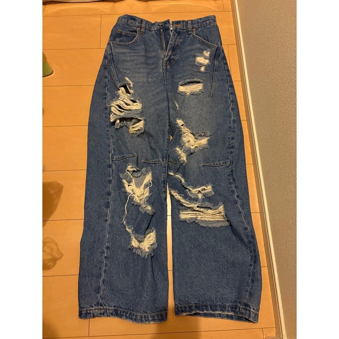 LILY BROWN distressed denim size 0