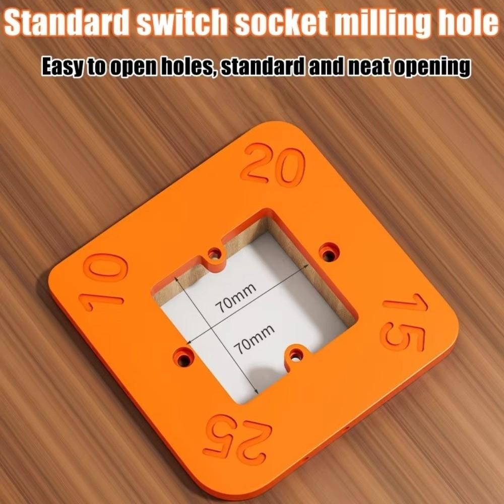 4 in 1 Arc Angle Positioning Template R10 To R50 Woodworking Jig  Positioning Bit