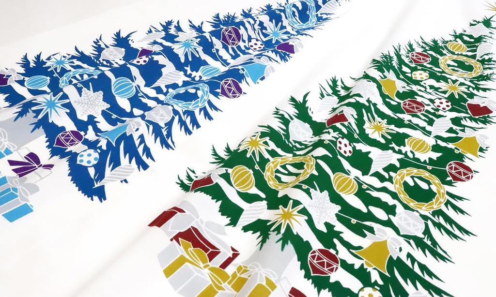 Some no Anbo Hand Towel Tree Authentic Dyed Cotton Tokuoka Made in Japan 35cm x 100cm "Holy Blue" 100%