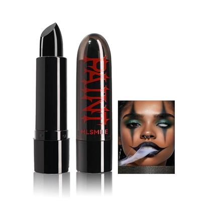 Easilydays Crema Viso Nera per Sfumare, Lavabile, Pittura Professionale per Corpo, Cosplay, Trucco 06#, 06# Nero