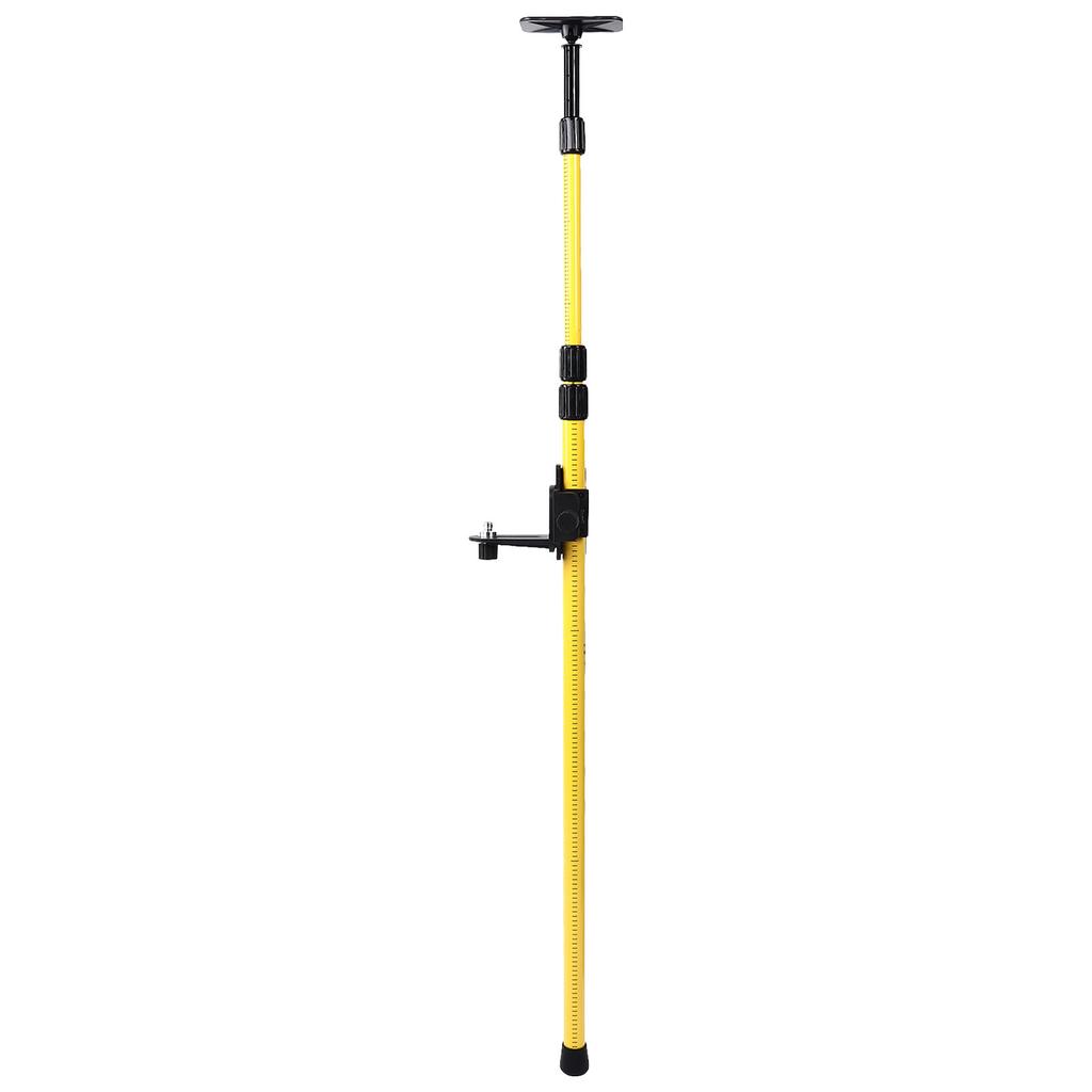 2.8 Meter Laser Leveling Telescoping Pole Adjustable Mounting Pole for Rotary and Line Lasers