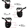 Horse Grazing Muzzle Comfort Lined Heavy Duty Waffle Nylon Equestrian Equipment with Hook and Loop Fastener Halter