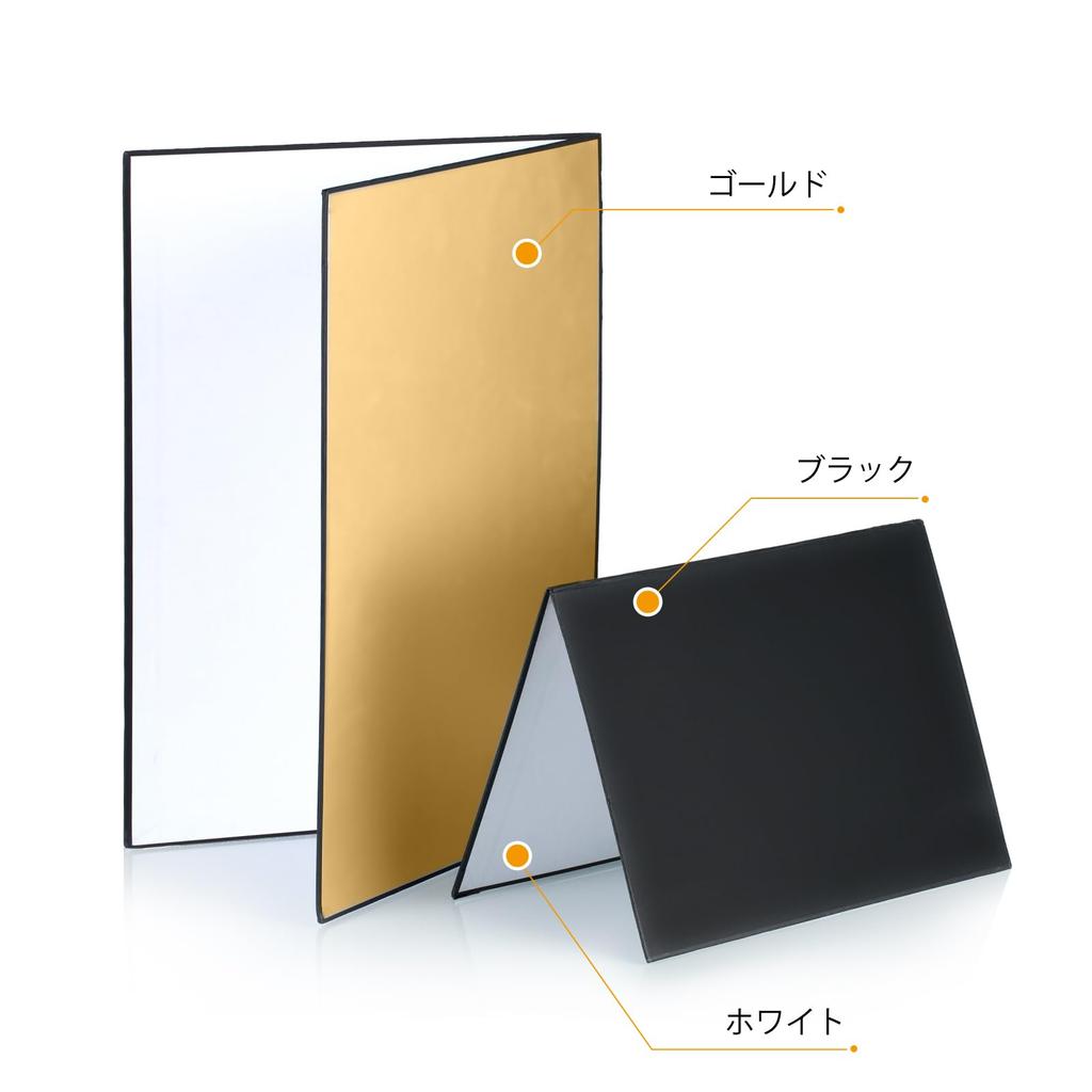 TARION Reflector Board A3 Size 3 Colors White Black Gold Photography Fill Light Foldable Compact