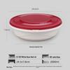 Disposable Bagasse Takeout Containers with Lids