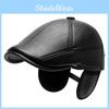 Casual Winter Cap With Plush Lining And Ear Protection Design For Outdoor Use