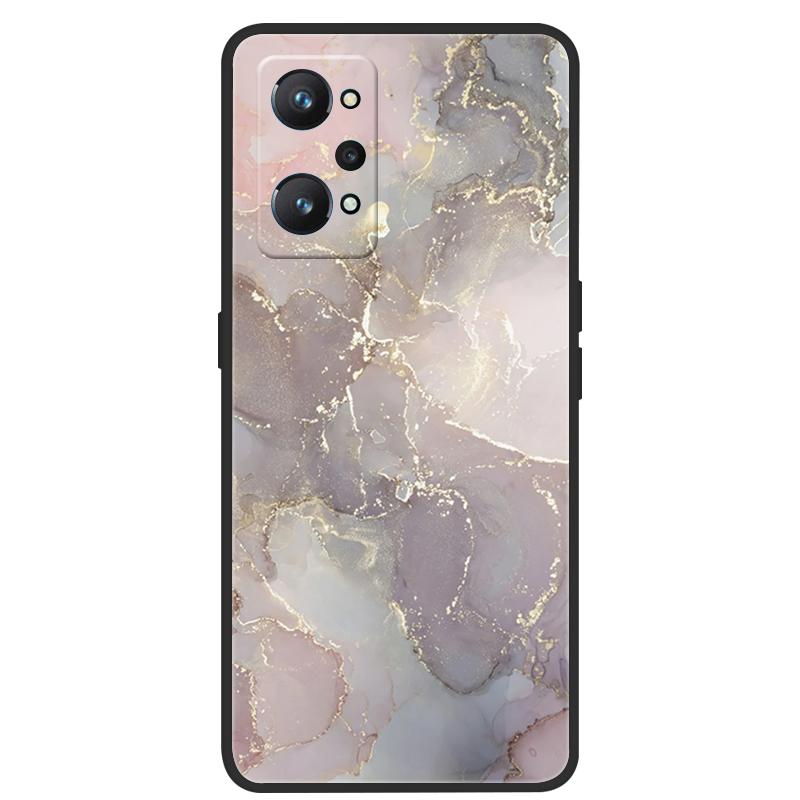 Voor Realme GT Neo 2 Hoesje Marmer Zacht Mat Siliconen Achterkant Cover Voor Realme GT Neo2 RealmeGT2 Neo2 3T Q5 Pro Volledige Telefoon Shell Capa