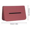 Car Tissue Box PU Leather Organizer Car Napkin Holder For Interior Accessories Backseat Sun Visor Headrest Road Trip Vehicle SUV