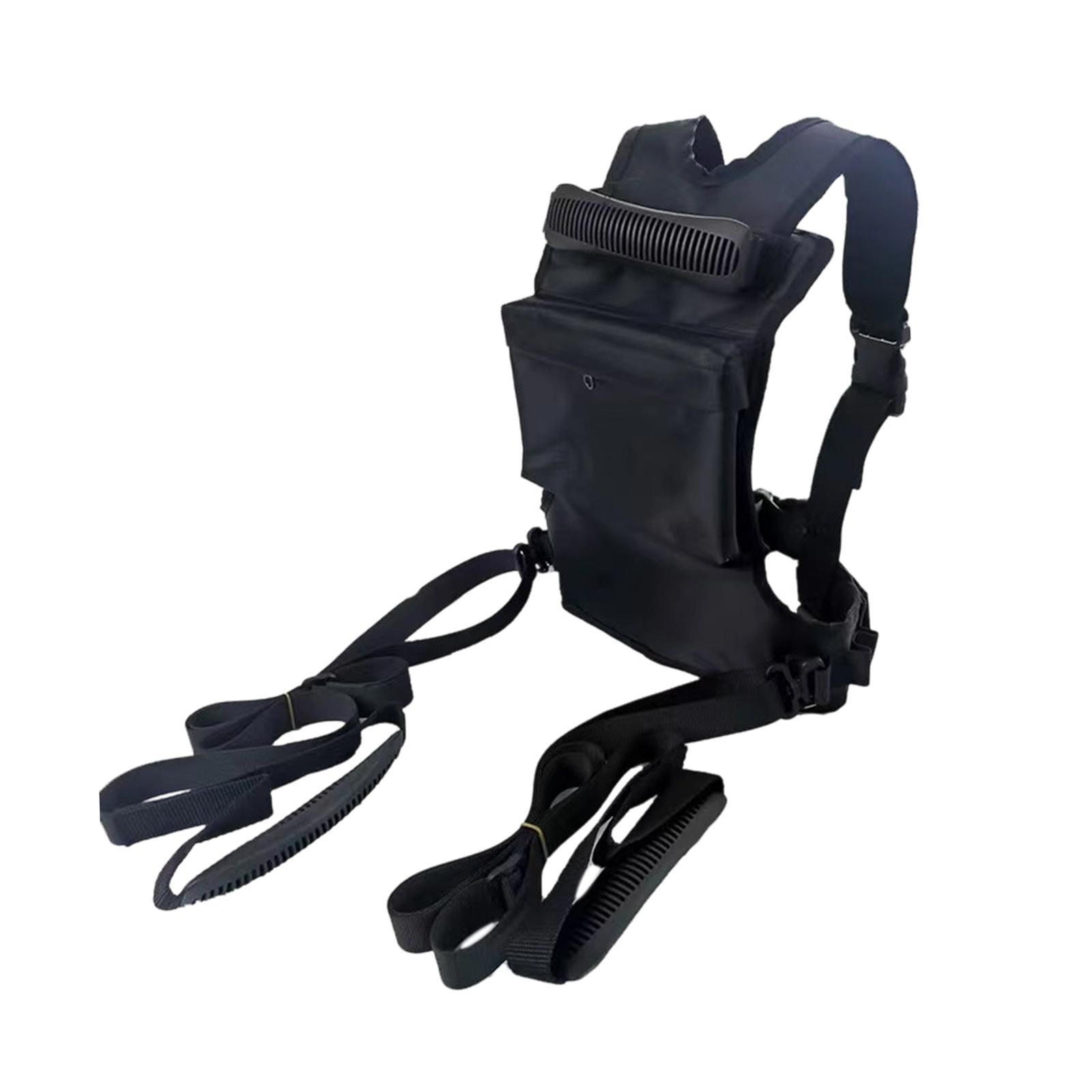 Kids Ski And Snowboard Harness Teaching Ski Beginners Ski Training Harness чёрный