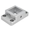 Aluminum Profiles Connector Fixed Base Connection Block 2 Way Square Corner Accessory