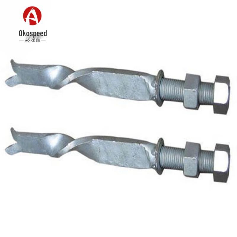 Aokosu High-Strength Galvanized Twist Anchor Rod