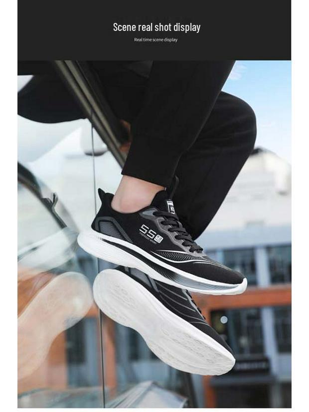 Scarpe da Ginnastica Leggere in Rete da Uomo - Comode e Versatili per il Tempo Libero o la Corsa