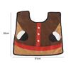 3pcs Set Christmas Elk Toilet Seat Cover Rug Set Decortions for Home Bathroom Ornament