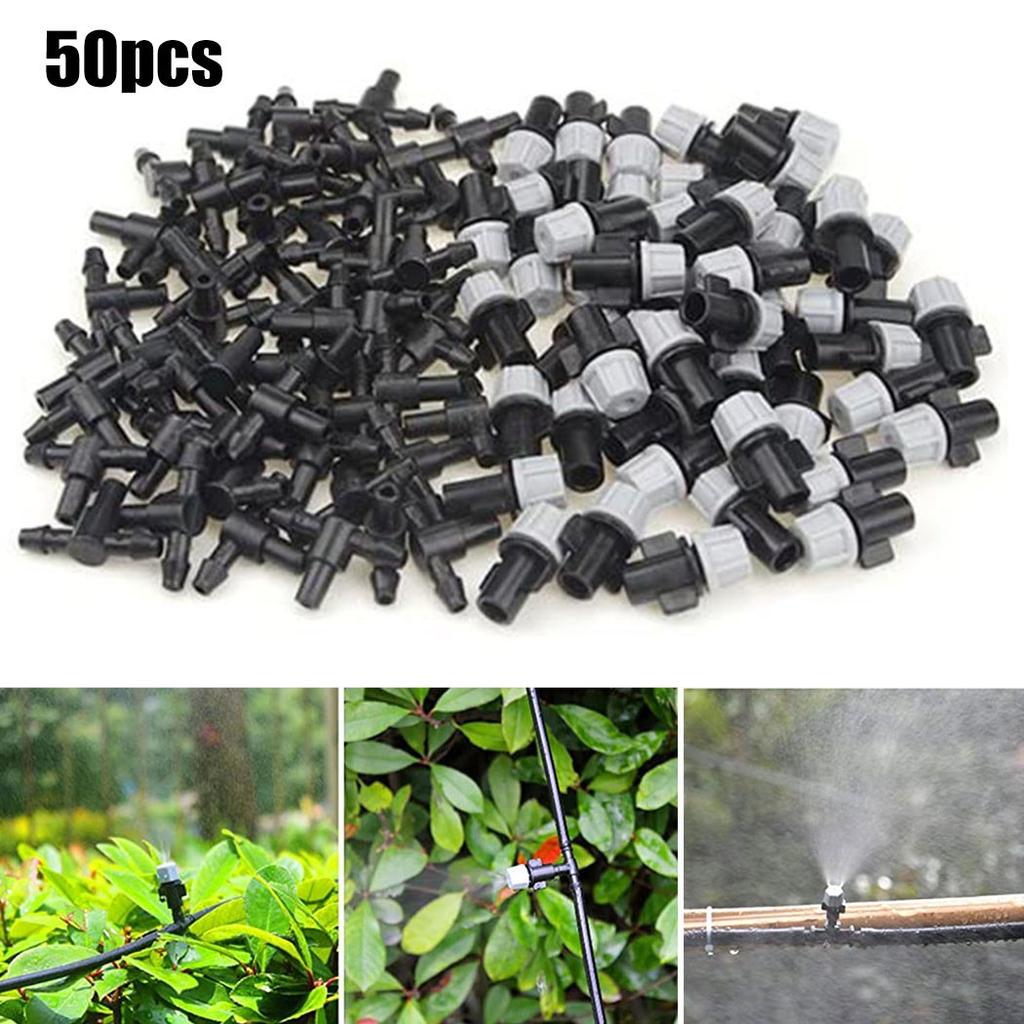 Irrigation Dripper Joint Misting Plastic Water Watering uygun fiyatlı