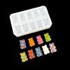 Silicone Crystals Epoxy Bear Mould For Jewelry Making Crafting Reusable Flexible Detailed Designs Easy Release