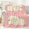 Puppy ins cute Throw Lightweight 240g Flannel Blanket Soft Skin-friendly for Summer Cooling