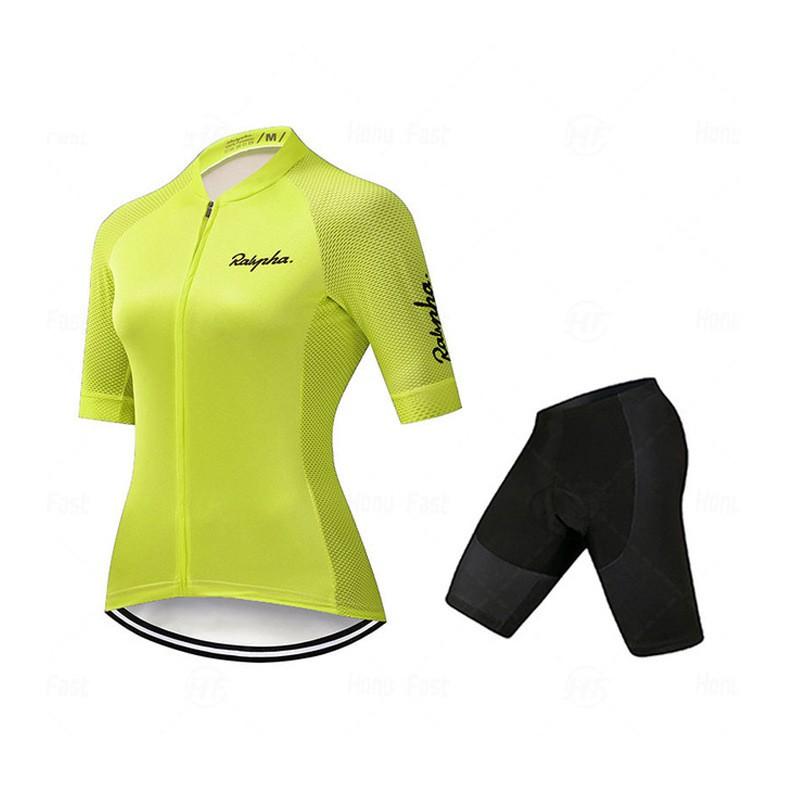 Mens Cycling Jersey Set Breathable Short Sleeve Road Mountain Bike Apparel Sportswear