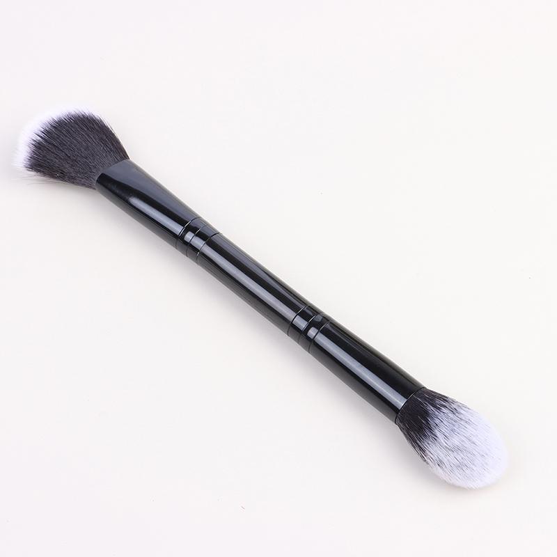 Double Head Makeup Brushes Highlighting Brush Face Contour Brush Soft Hair Blush Brush Beauty Cosmetic Tools