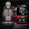 Universal Four Seasons Leather Linen Car Seat Cover - Full Coverage Cushion