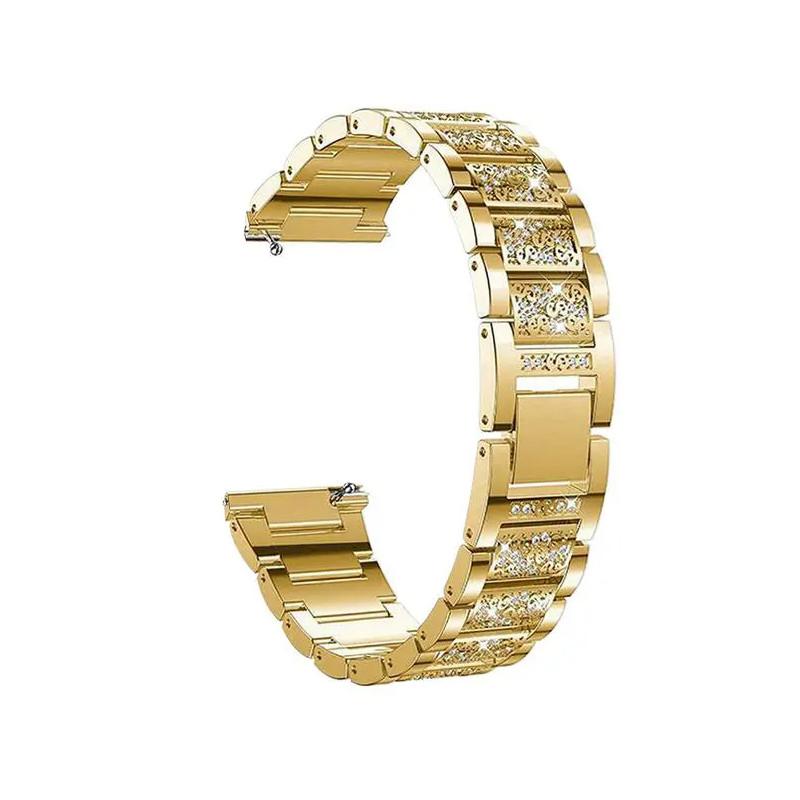 22mm 20mm Diamond Shiny Stainless Steel Strap for Redmi Watch 5 Active/lite Metal Bracelet for Samsung Galaxy Watch 7654 40/44MM