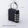 4 Digit Zinc Alloy Combination Lock Padlock Luggage Anti-theft Weatherproof Security Outdoor Gym By Lock Door Lock
