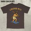 T-shirt da Uomo con Stampa di Parole di Gesù Umorismo Cross-fit Hip Hop Street Manica Corta T-shirt Colore Unico Casual Moda Estiva