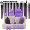 20Pcs Makeup Brush Set Eyeliner Blending Cheeks Eye Cosmetic Foundation Brushes ,Professional Complete Set for Face Eyeshadow