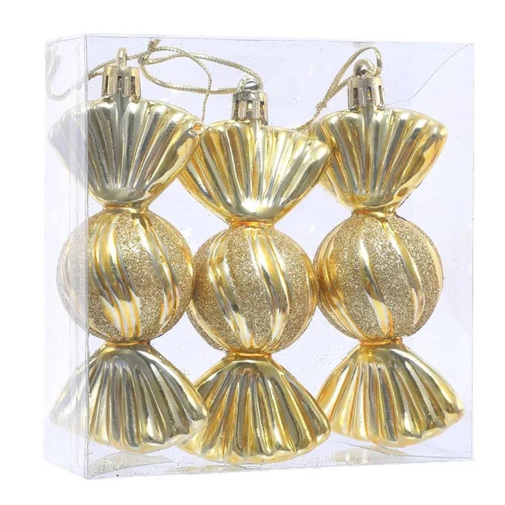 For Christmas Trees Colorful Holiday Decor Candy Shaped Ornaments Holiday Decorating As Shown Multi-Purpose Ornaments