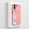 For Vivo T4x T2x T1x V27 V23 Pro V21 V21E V23 V23E V25 V25E V27E Y19E IQOO Z10X Phone Cover Cute Avocado Pattern Liquid Silicone Shell For Vivo Casing