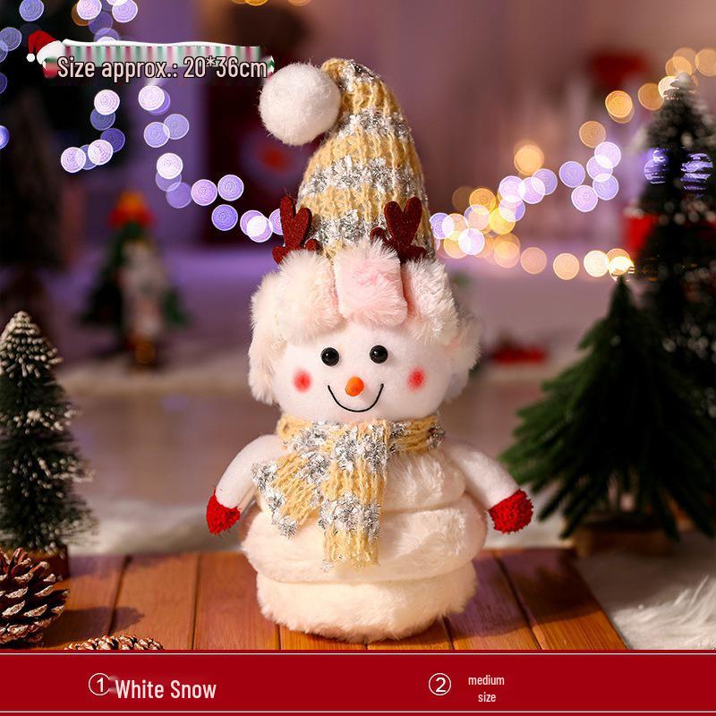 Large Snowman Figurine for Christmas Decoration and Party Atmosphere