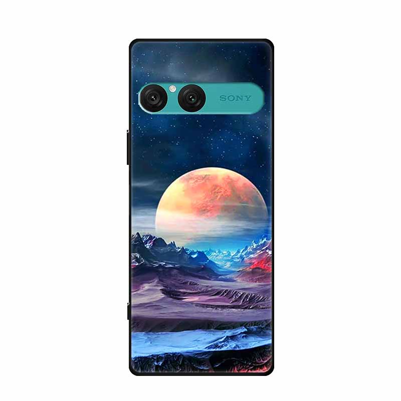 For Sony Xperia 10 VII Case Soft Silicone TPU Back Cover Protective Coque for Xperia10 VII 5G XQ-FE54 XQZ-CBFE Black Phone Cases