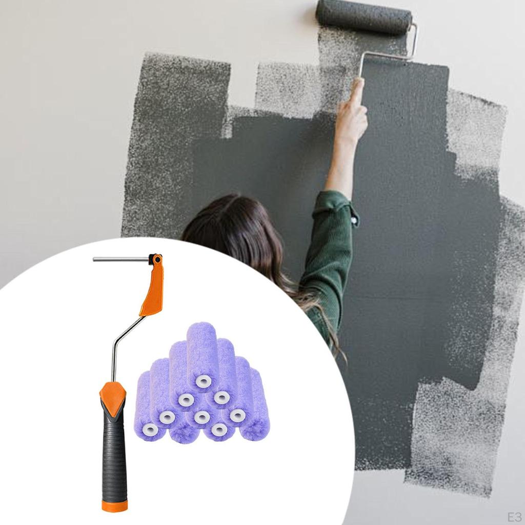 4 inch Paint Roller Frame Sturdy,Premium Practical Wear Resistant Professional Accessories,Supplies