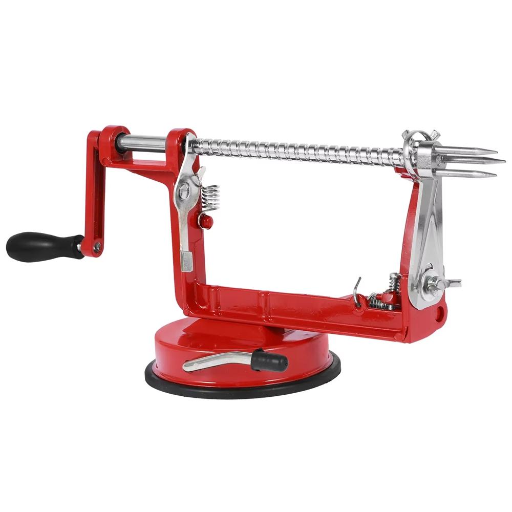 Manual Spiral French Fry Cutter 3 In 1 Apple Peeler Stainless Steel Core Slice Cutter Twisted Potato Apple Slicer Kitchen Gadget