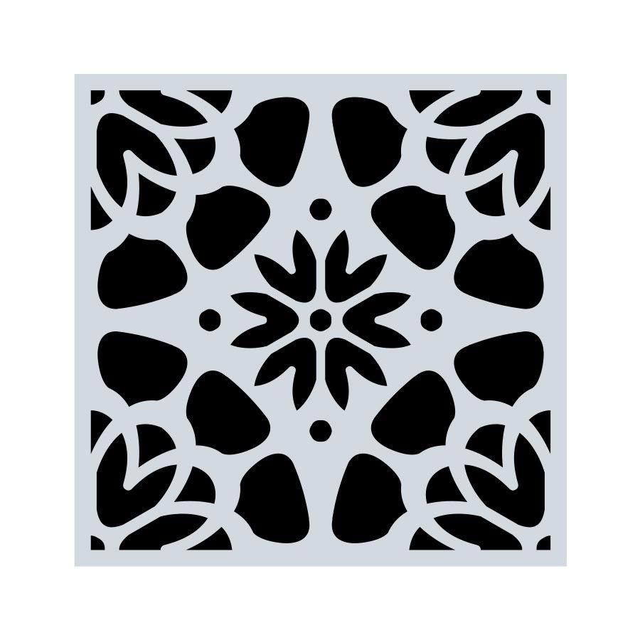 

Decorative Pattern Mandala Stencils Pretty Hollow Spray Painting Templates Durable Washable DIY Window Wall Decor Drawing Tool