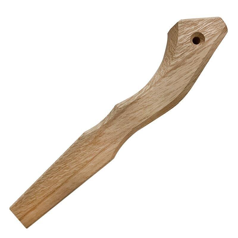 Marukin Oak Genno Hammer Handle Square Snake Curved Short Type 250mm (10x24mm) Made in Japan