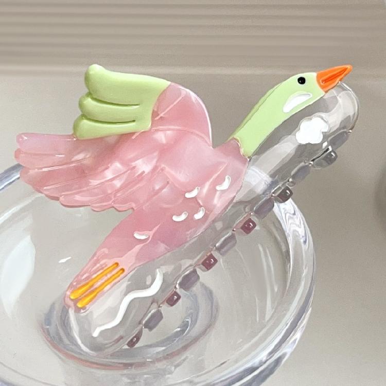 Acetate Hair Claw Clip in Wild Gooses Designs Women's Hair Accessory Fashion Hair Decoration for Fashion Enthusiasts