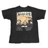 Vintage tričko Blink 182 Velikost L Černé Y2K Tour Punková kapela Kulatý výstřih Krátký rukáv