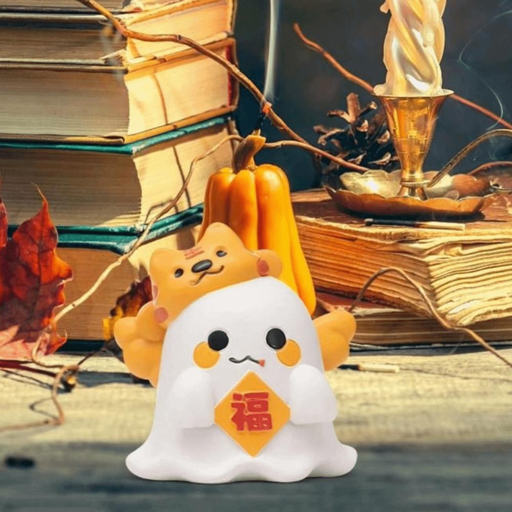 Miniature Halloween Ghost Statue Creative Scary Ghost Statues Mini Ghost Figurine  Party Gifts